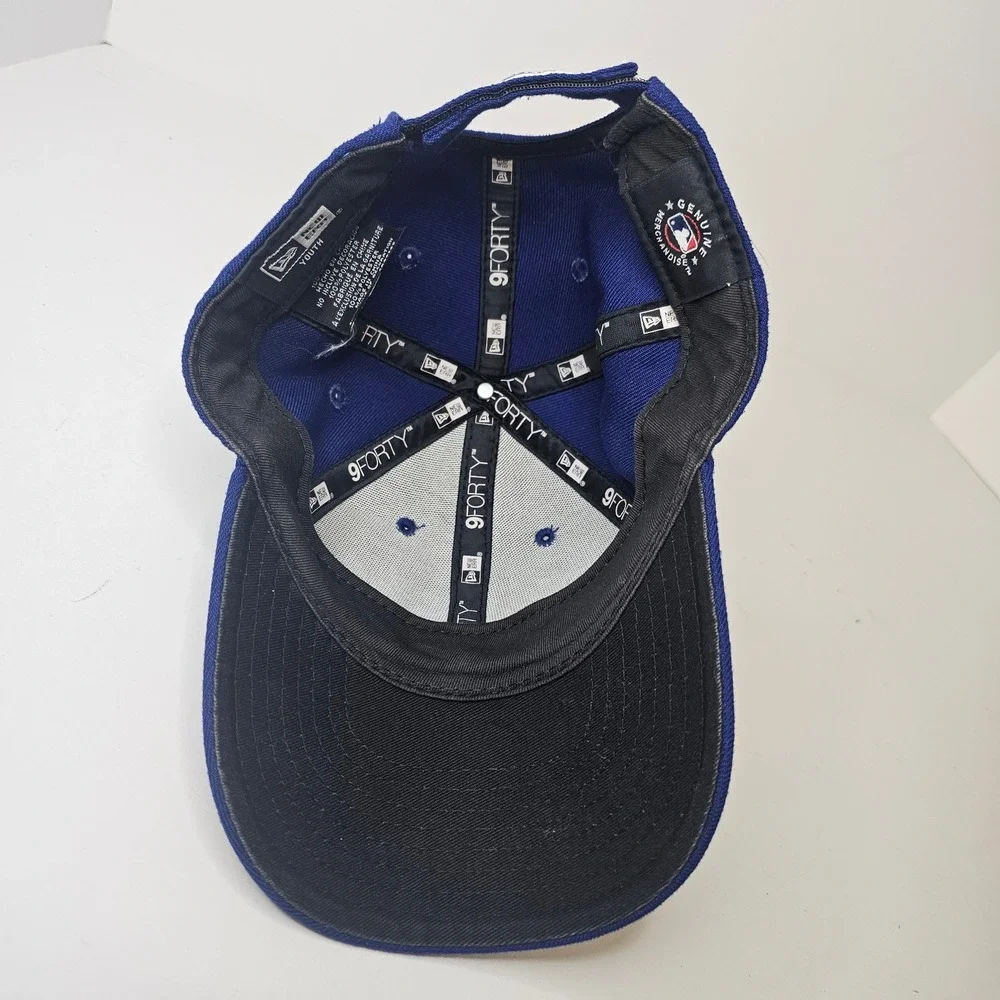 New Era 9FORTY Los Angeles Dodgers Youth Hat Blue MLB Adjustable Baseball Cap
